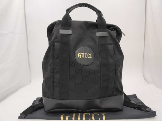 GUCCI Off the Grid Nylon and Leather Backpack