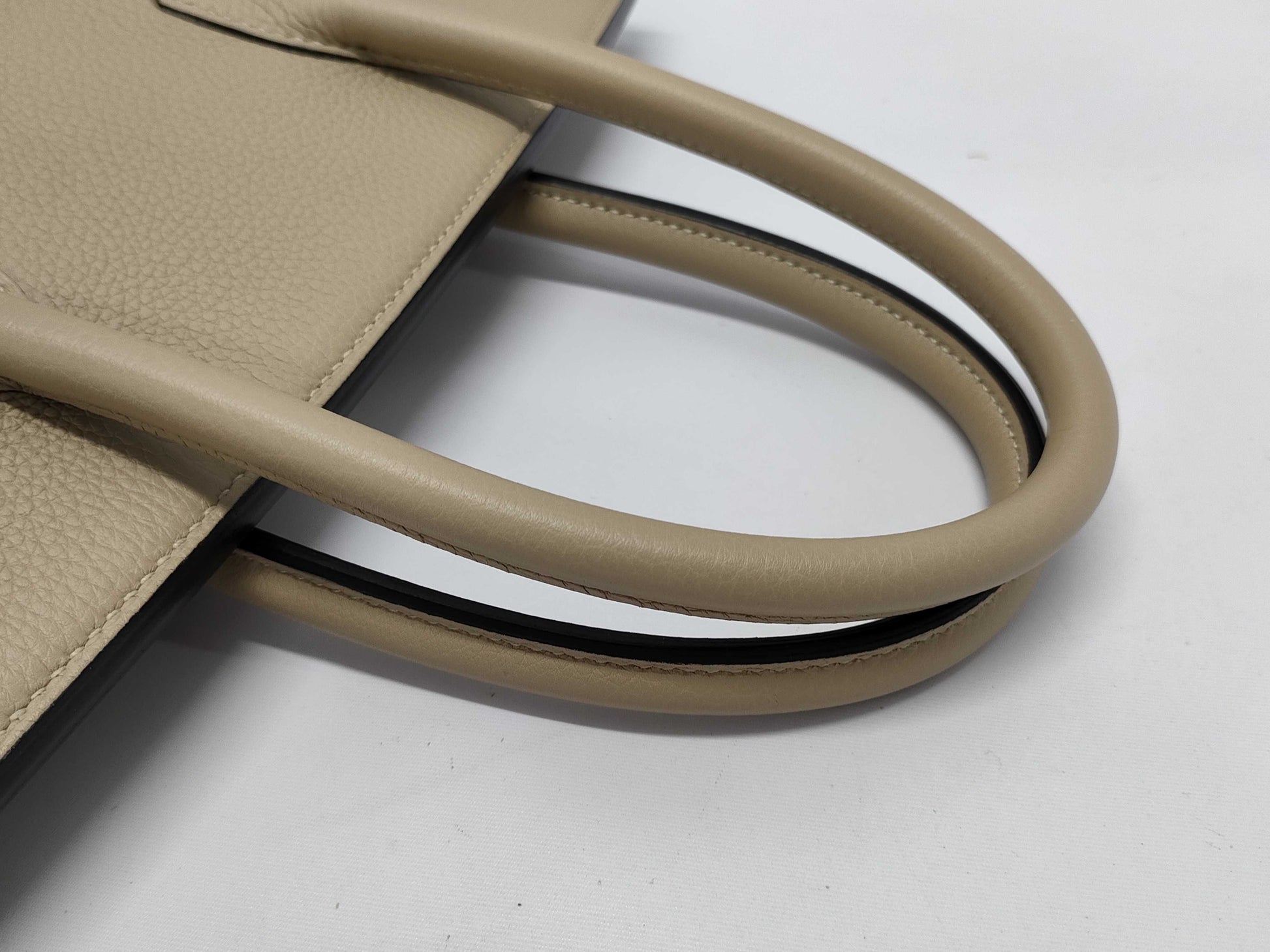 HERMES Birkin 35 Togo Trench Handbag with Silver Hardware and X Stamp