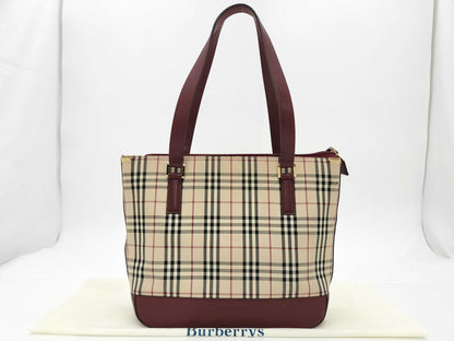 BURBERRY Nova Check Tote Bag