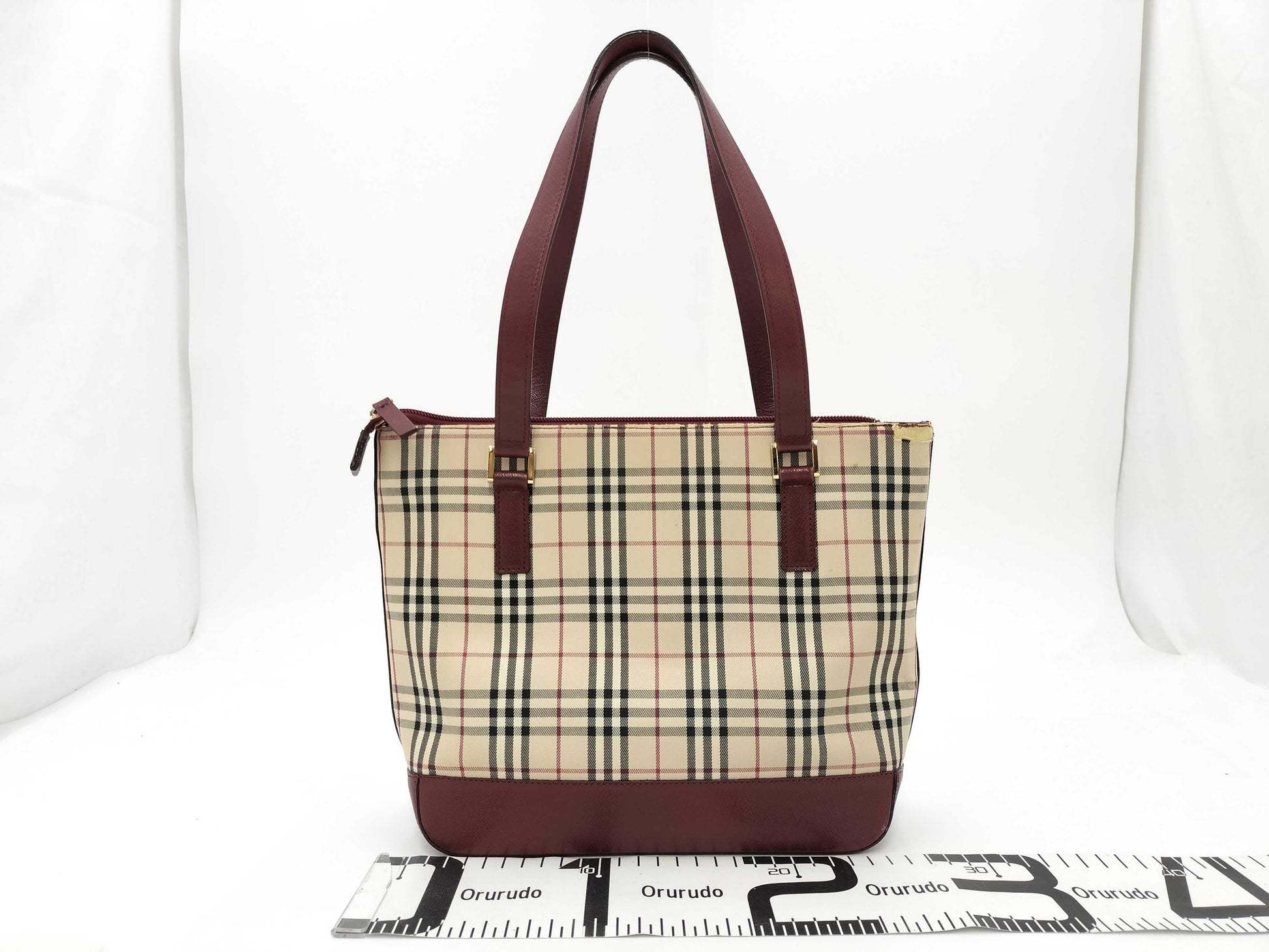 BURBERRY Nova Check Tote Bag