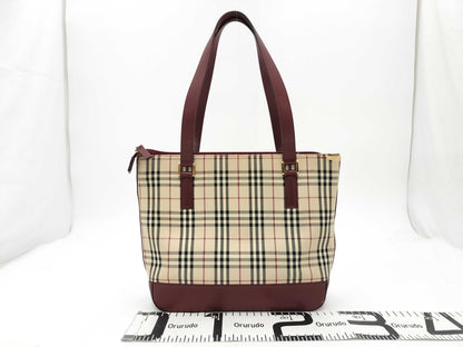 BURBERRY Nova Check Tote Bag