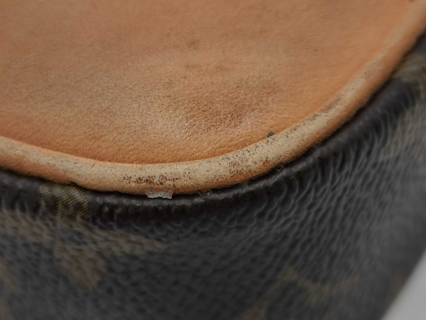 LOUIS VUITTON Monogram Danup Shoulder Bag Engraved Shoulder Bag