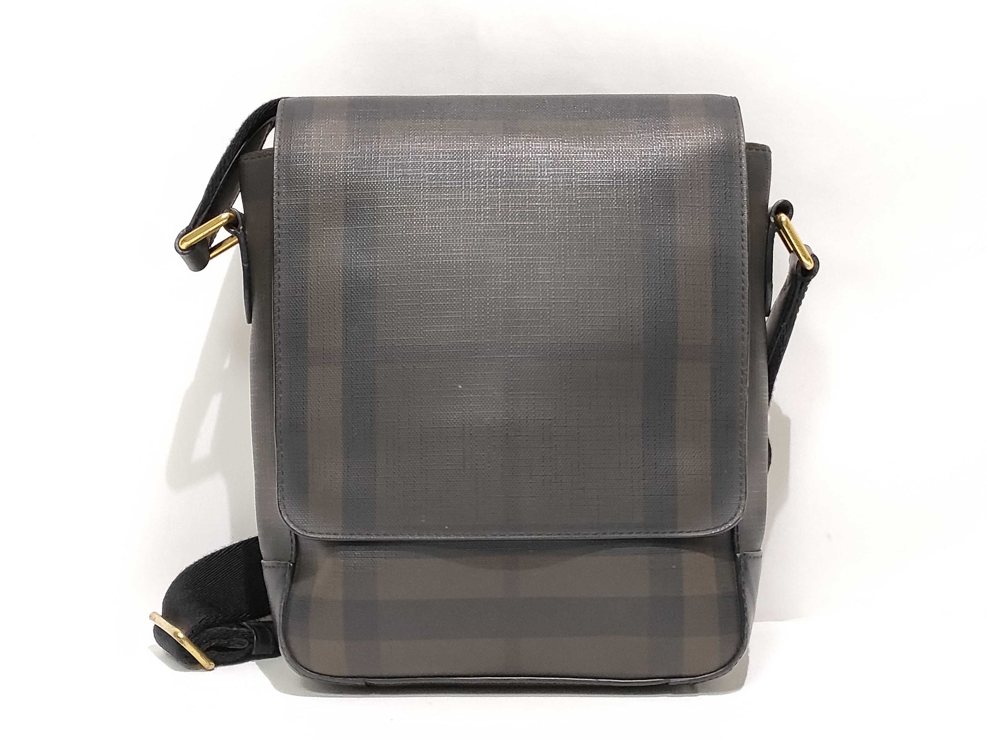 BURBERRY Nova Check PVC Shoulder Bag