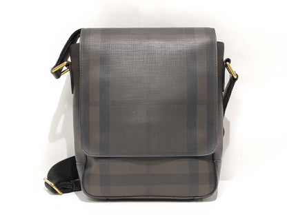 BURBERRY Nova Check PVC Shoulder Bag