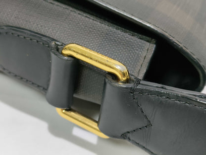 BURBERRY Nova Check PVC Shoulder Bag