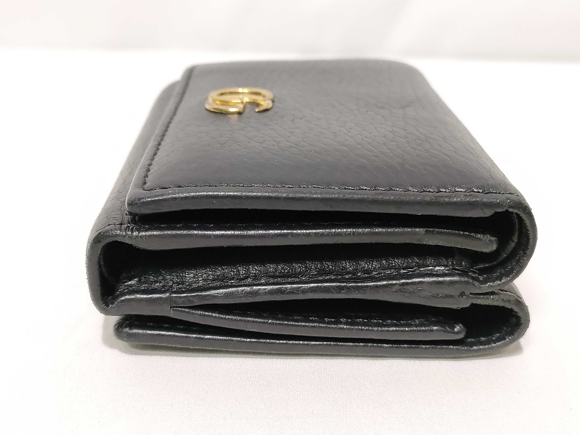 GUCCI Guccissima Tri-fold Wallet