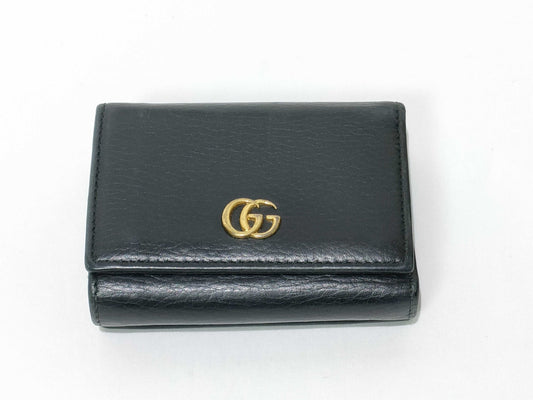 GUCCI Guccissima Tri-fold Wallet