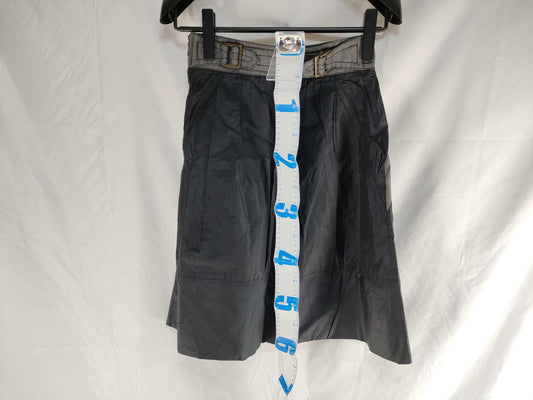 LOUIS VUITTON Pleated Skirt Denim Size 38 Skirt