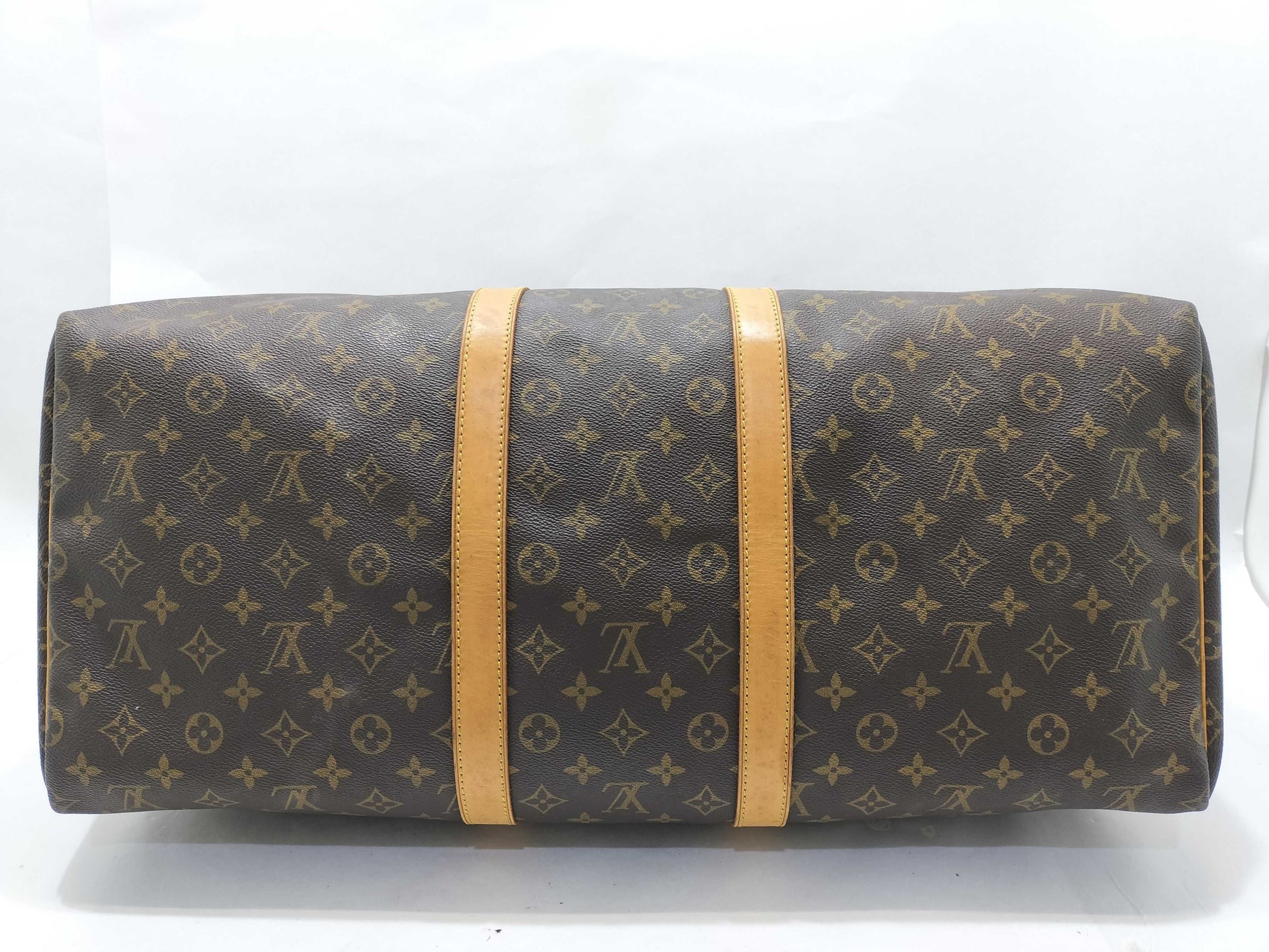 LOUIS VUITTON Monogram LV Keepall Boston Bag