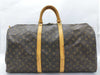 LOUIS VUITTON Monogram LV Keepall Boston Bag