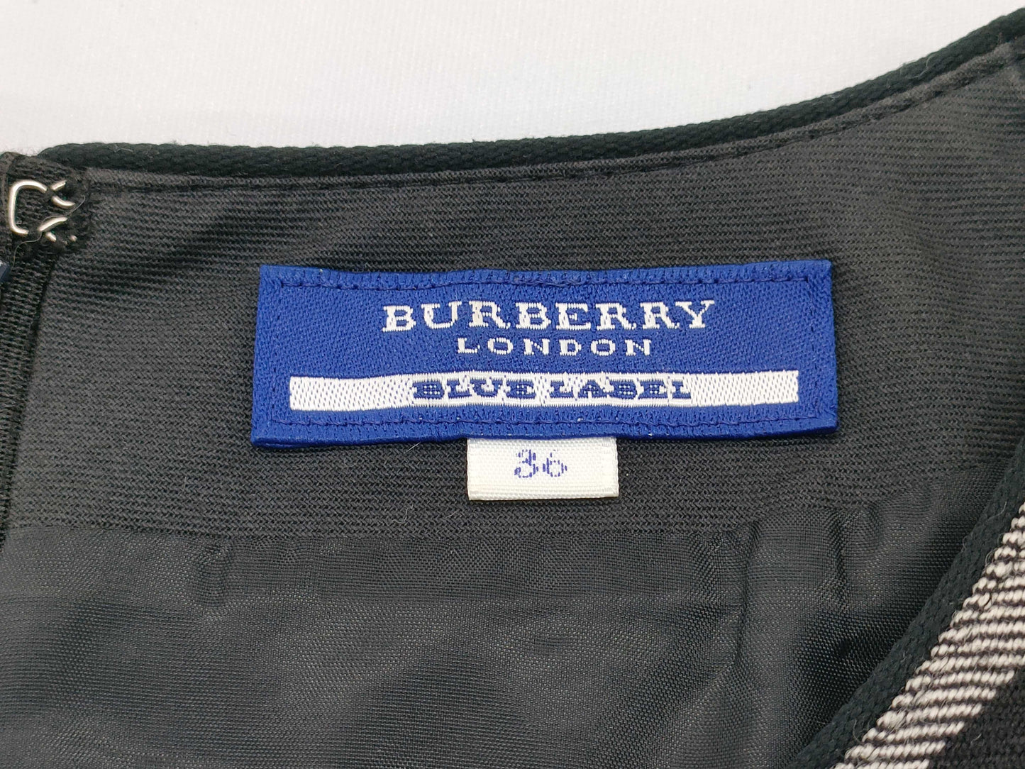 BURBERRY BURBERRY BLUE LABEL Nova Check Dress, Long, Size 36