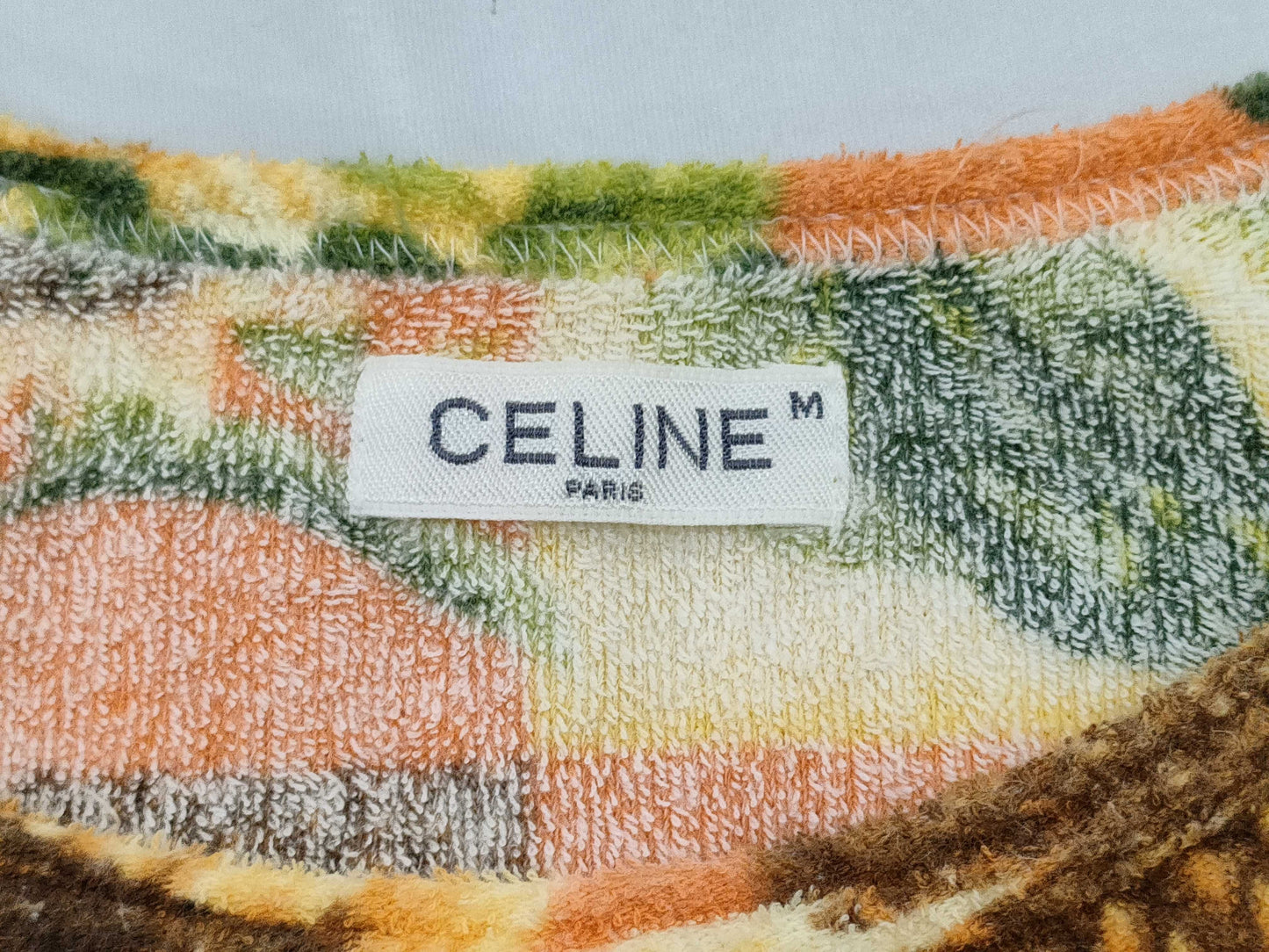 CELINE Floral Print Long Dress, Sunflower, Size M