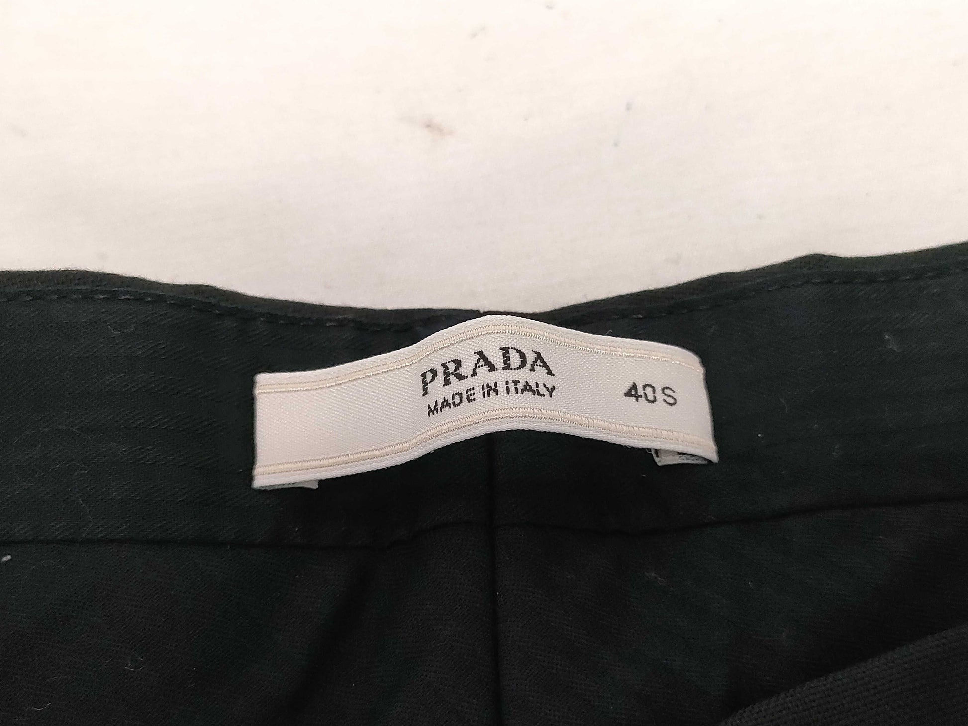 PRADA Prada Wool Pants Slacks Black Pants