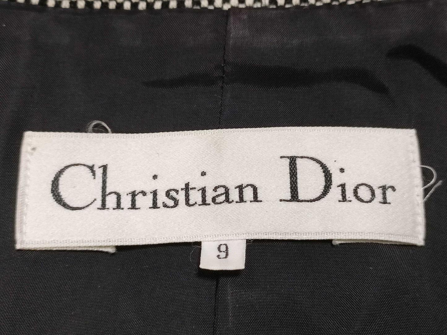 Dior tweed jacket Christian Dior leather jacket