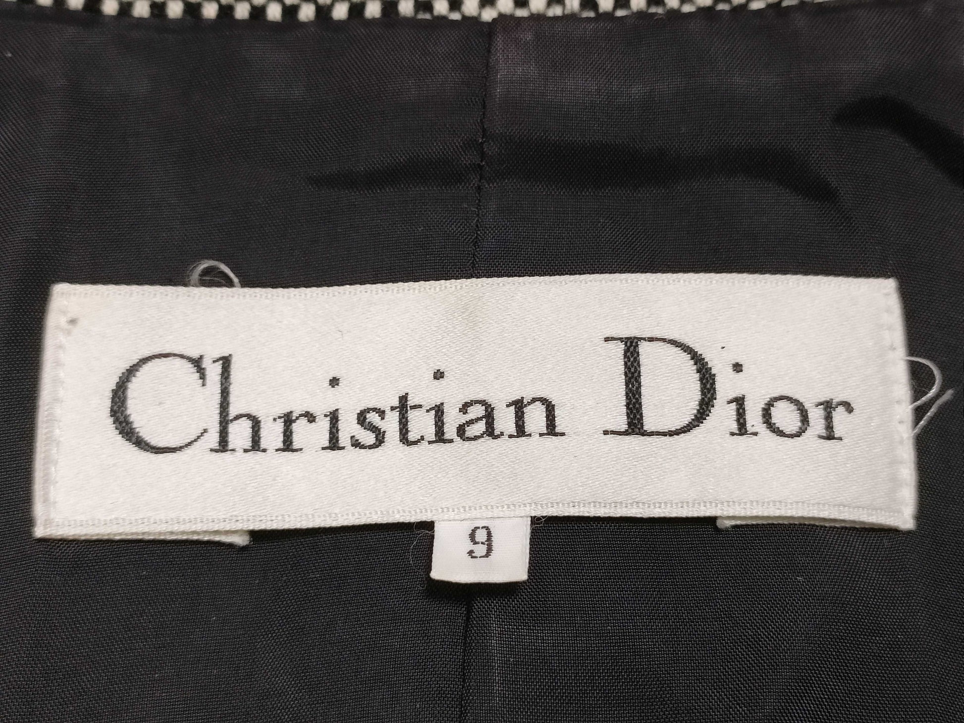 Dior tweed jacket Christian Dior leather jacket