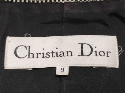 Dior tweed jacket Christian Dior leather jacket