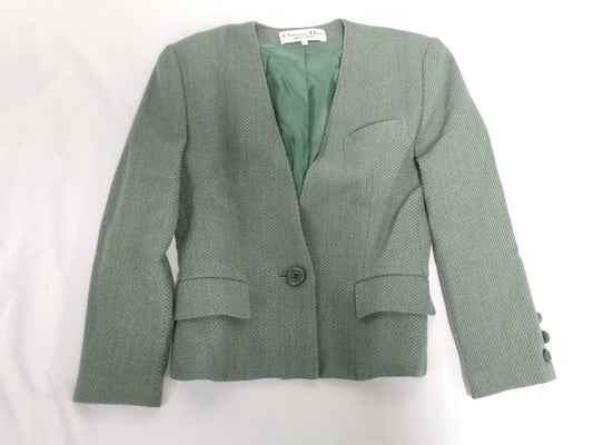 Dior Christian Dior Tweed Jacket Cropped Jacket