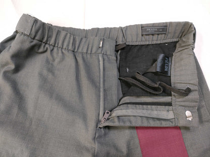 PRADA Men's Prada Rubber Logo Pants