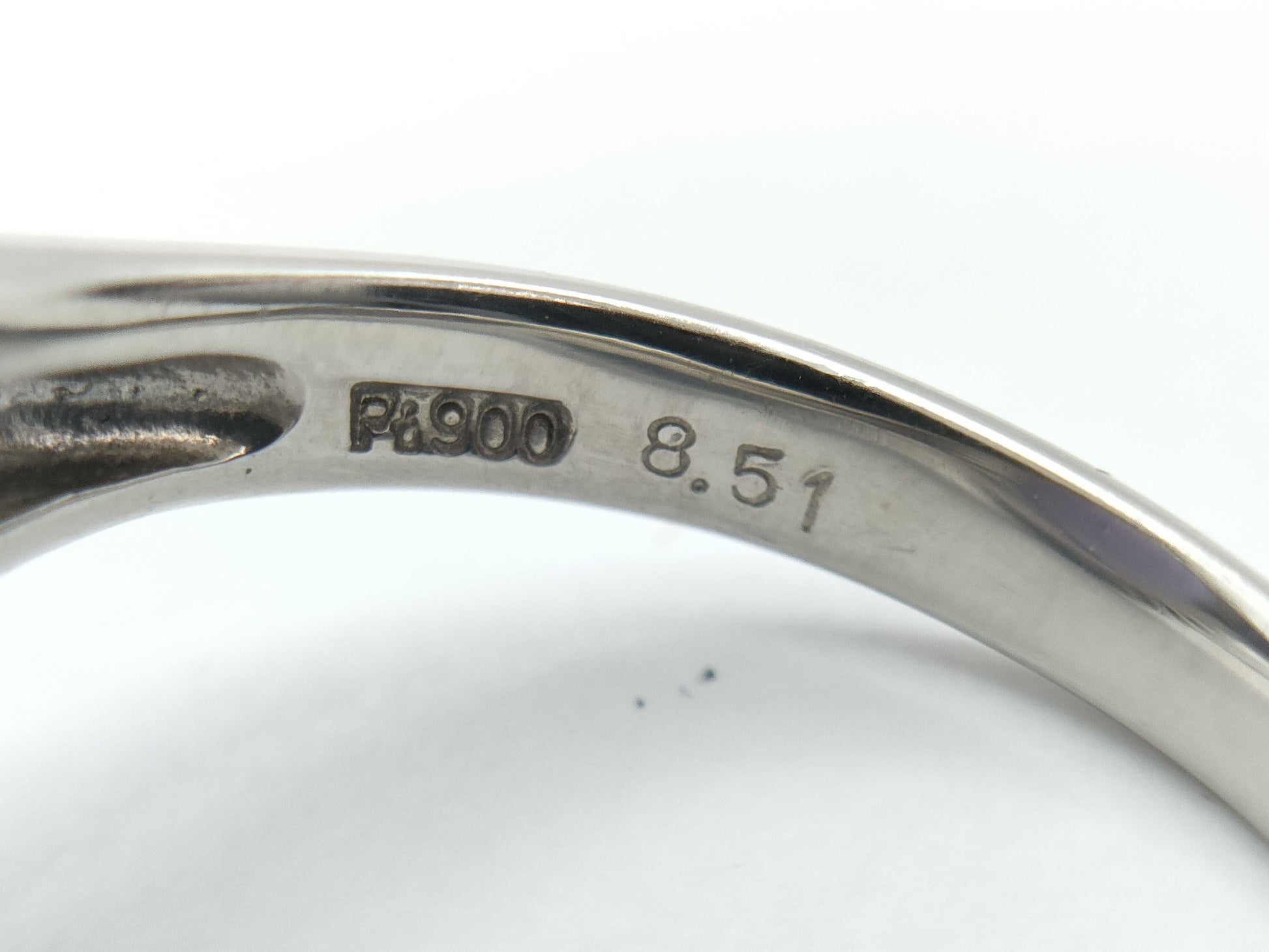 Jade 8.51ct D0.54ct PT900 11.6g Ring 