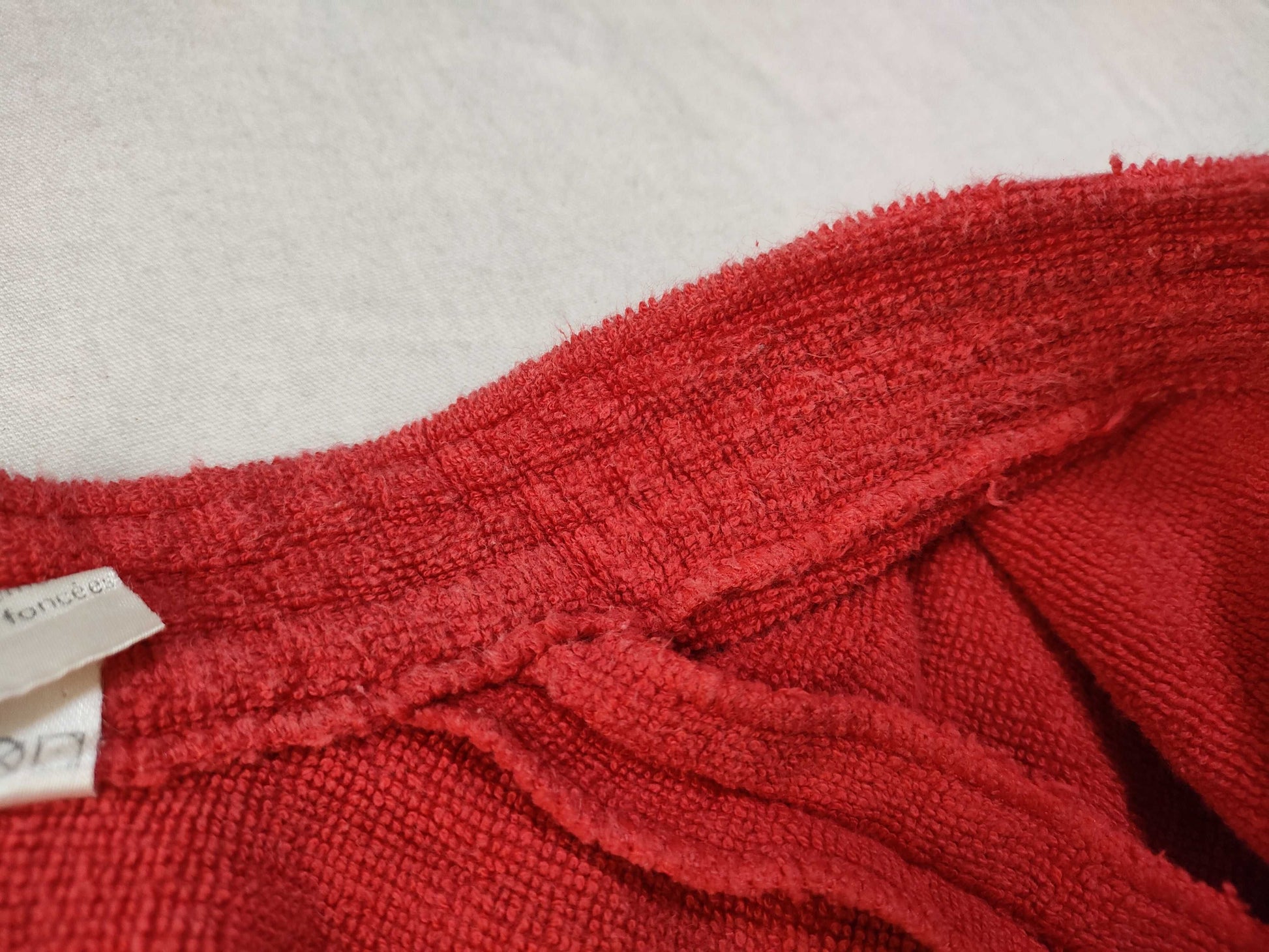 HERMES Hermes Bathrobe Red Other Apparel