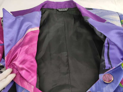 VERSACE Gianni Versace Short Sleeve Jacket Purple Jacket