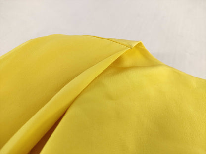 Dior Christian Dior Short Sleeve Blouse Yellow Tops