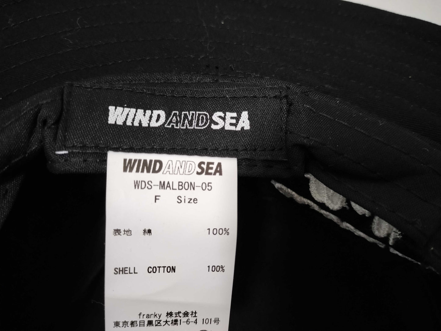 WIND AND SEA Bucket Hat Black Other Accessories