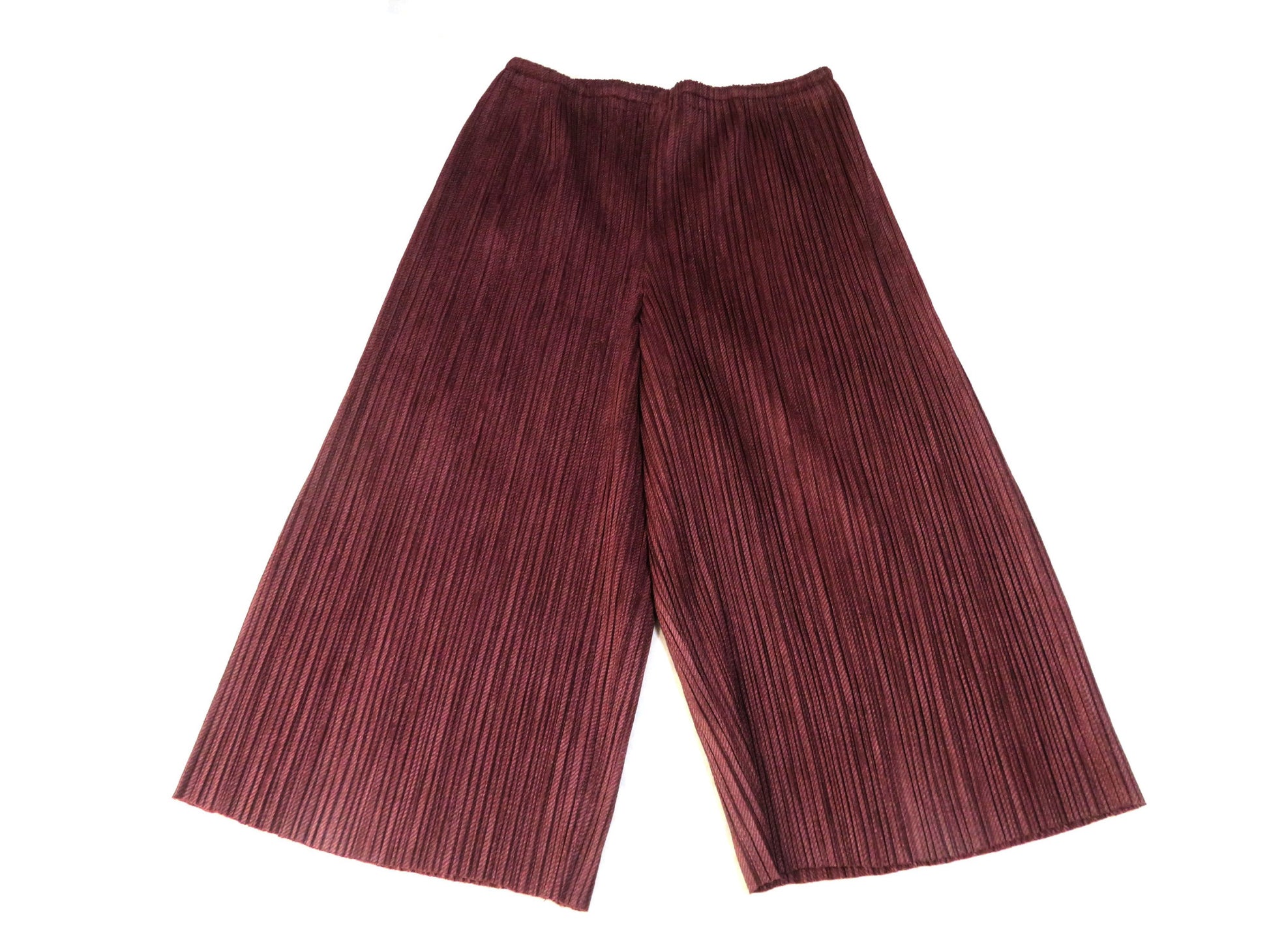 PLEATS PLEASE ISSEY MIYAKE Pleats Please Pants Brown Stripe Pants