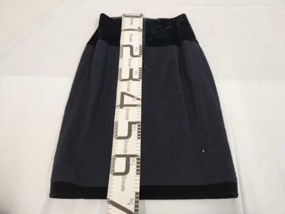 CHANEL CHANEL Velvet Skirt W68cm Skirt
