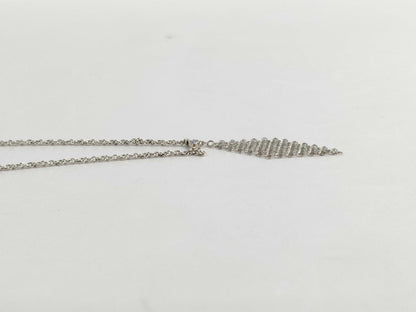 Tiffany & Co. Mesh Pendant Necklace with Diamond, 1 piece, Ag925 Necklace