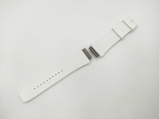 RICHARD MILLE Belt, Rubber, White, Unisex