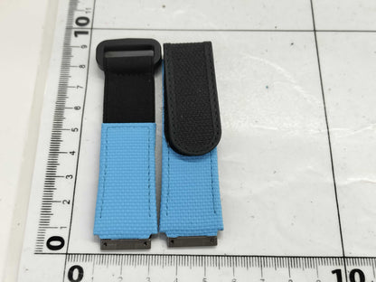 RICHARD MILLE Belt, Nylon, Light Blue, Unisex