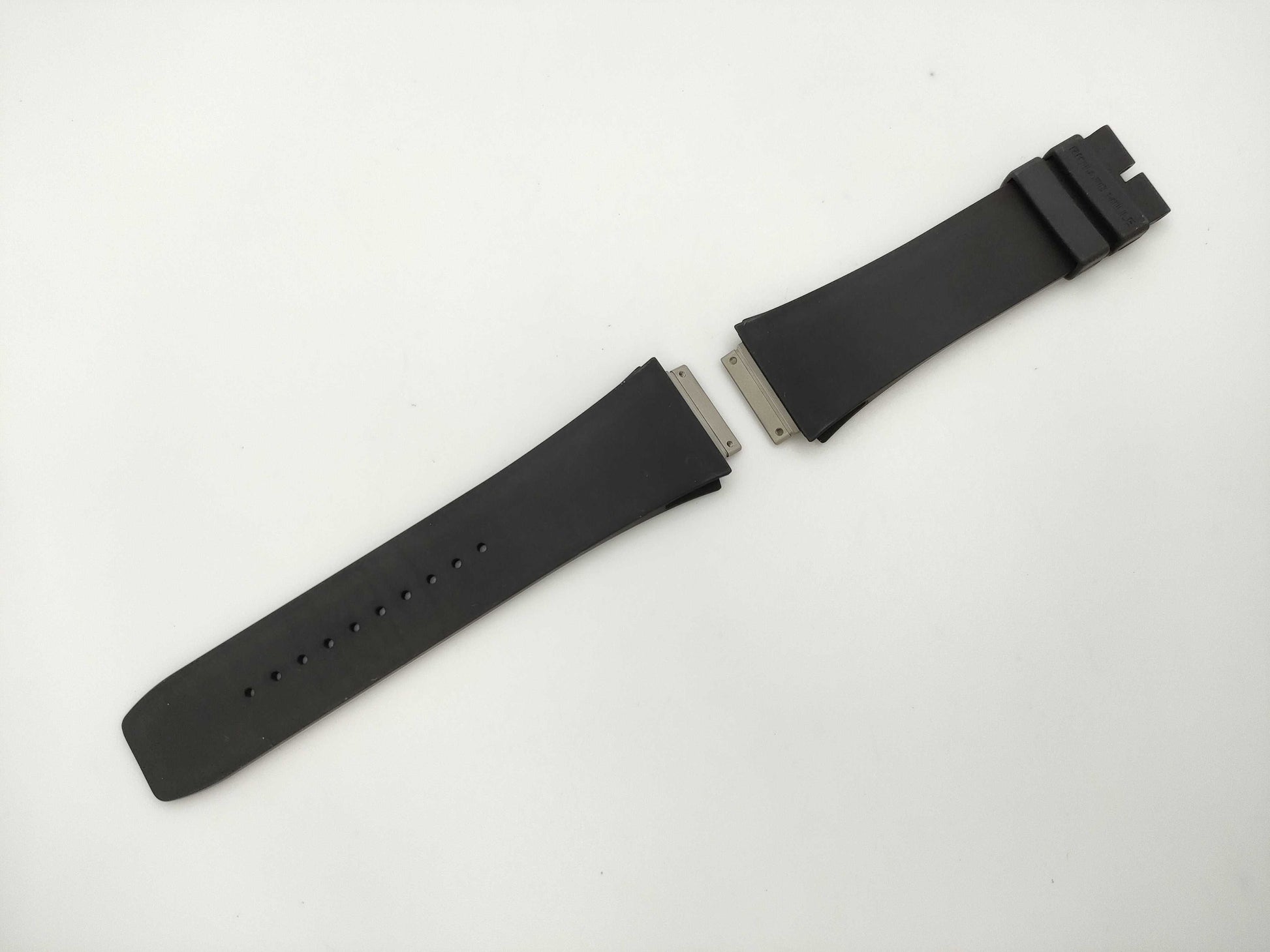 RICHARD MILLE Black Rubber Belt, Unisex