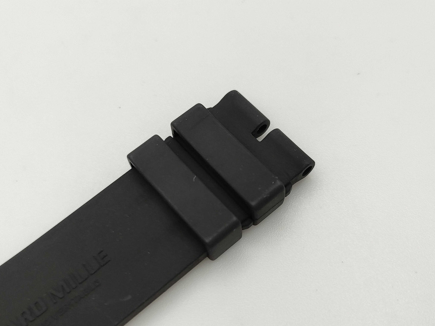 RICHARD MILLE Black Rubber Belt, Unisex