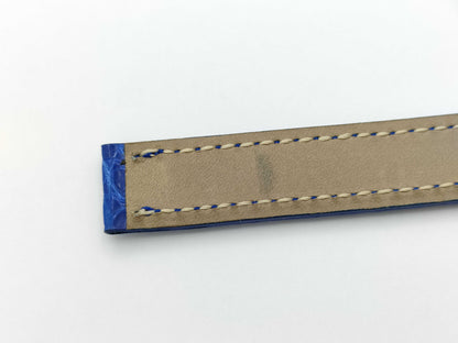Blue Leather Belt, Unisex