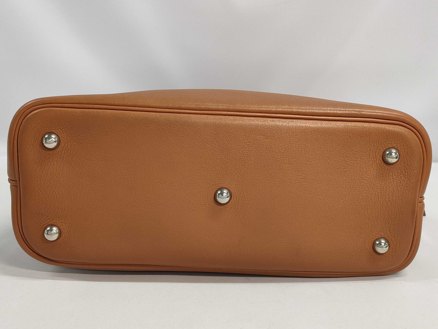 HERMES Bolide 1923 30 Gold with Silver Hardware, J Stamped Handbag