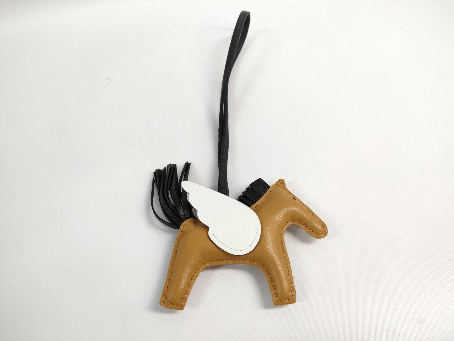 HERMES Rodeo Pegasus PM Noir/Biscuit/White B Stamp Other Accessories