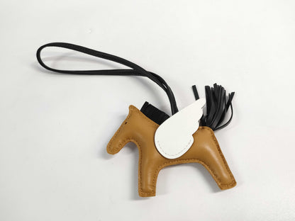 HERMES Rodeo Pegasus PM Noir/Biscuit/White B Stamp Other Accessories