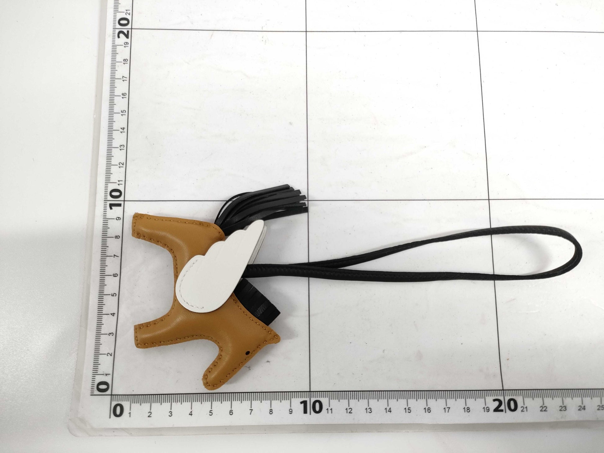 HERMES Rodeo Pegasus PM Noir/Biscuit/White B Stamp Other Accessories