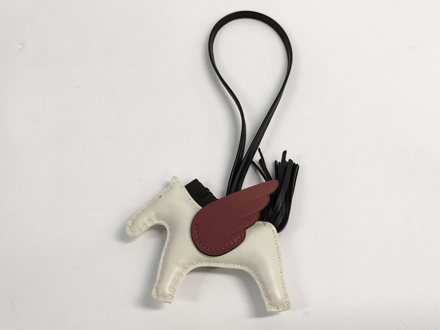 HERMES Rodeo Pegasus PM Cream / Rouge H / Noir B Stamp Other Accessories