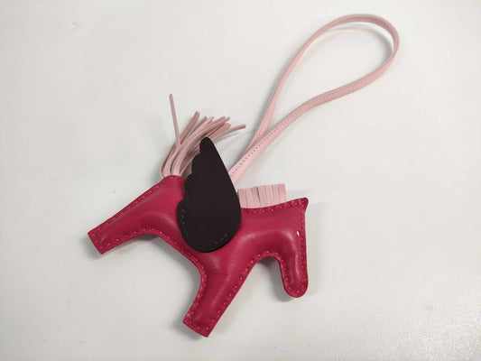 HERMES Rodeo Pegasus PM Framboise / Rouge Cellier / Rose Sakura B Stamp Other Accessories