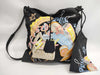 HERMES Silky City PM Chevaloscope Neon Silk Black B Stamp Shoulder Bag
