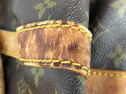 Louis Vuitton Monogram Keepall Boston Bag with Shoulder Strap 