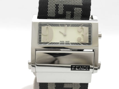 FENDI Zucca Logo Watch 1120L 000-234 Quartz Men's Watch