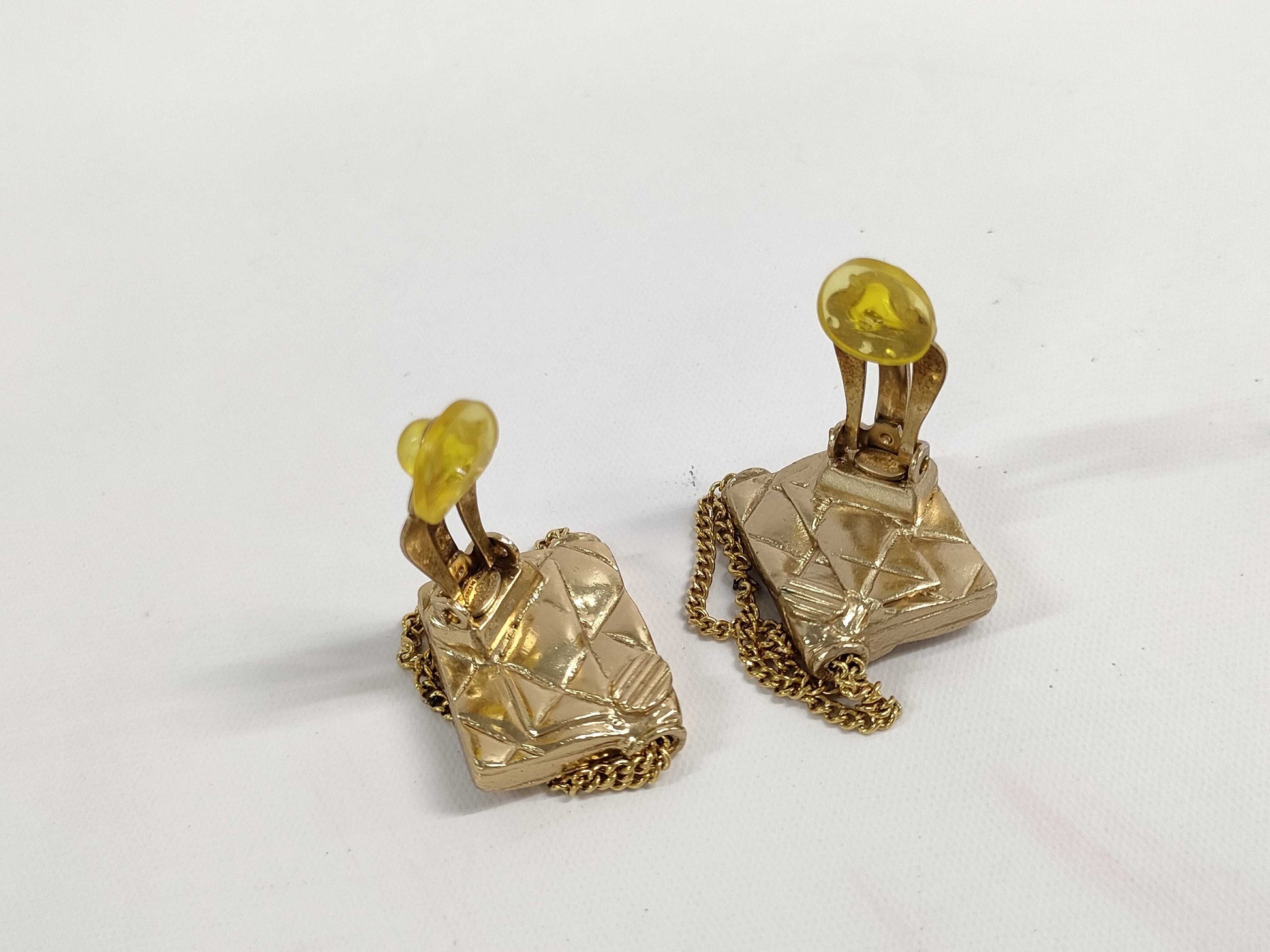 CHANEL Matelasse Earrings 02P Earrings