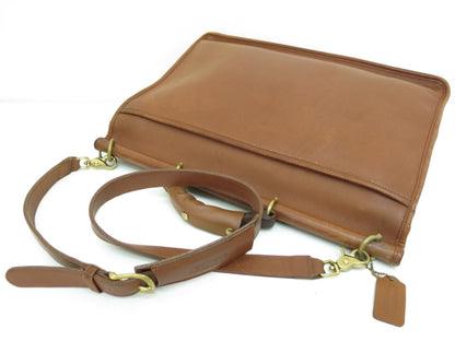 COACH COACH Old Coach 3-Point Leather Tote Boston Business Second Clutch Bag Tote Bag