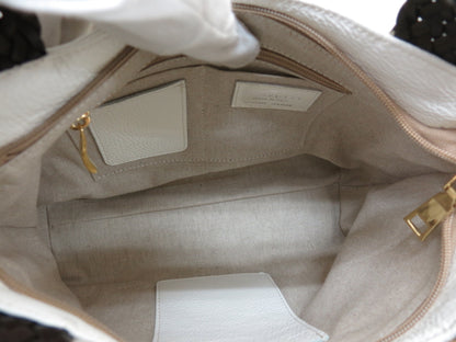 LANZETTI Leather Tote Bag, 3-Piece Mountain Tote Bag