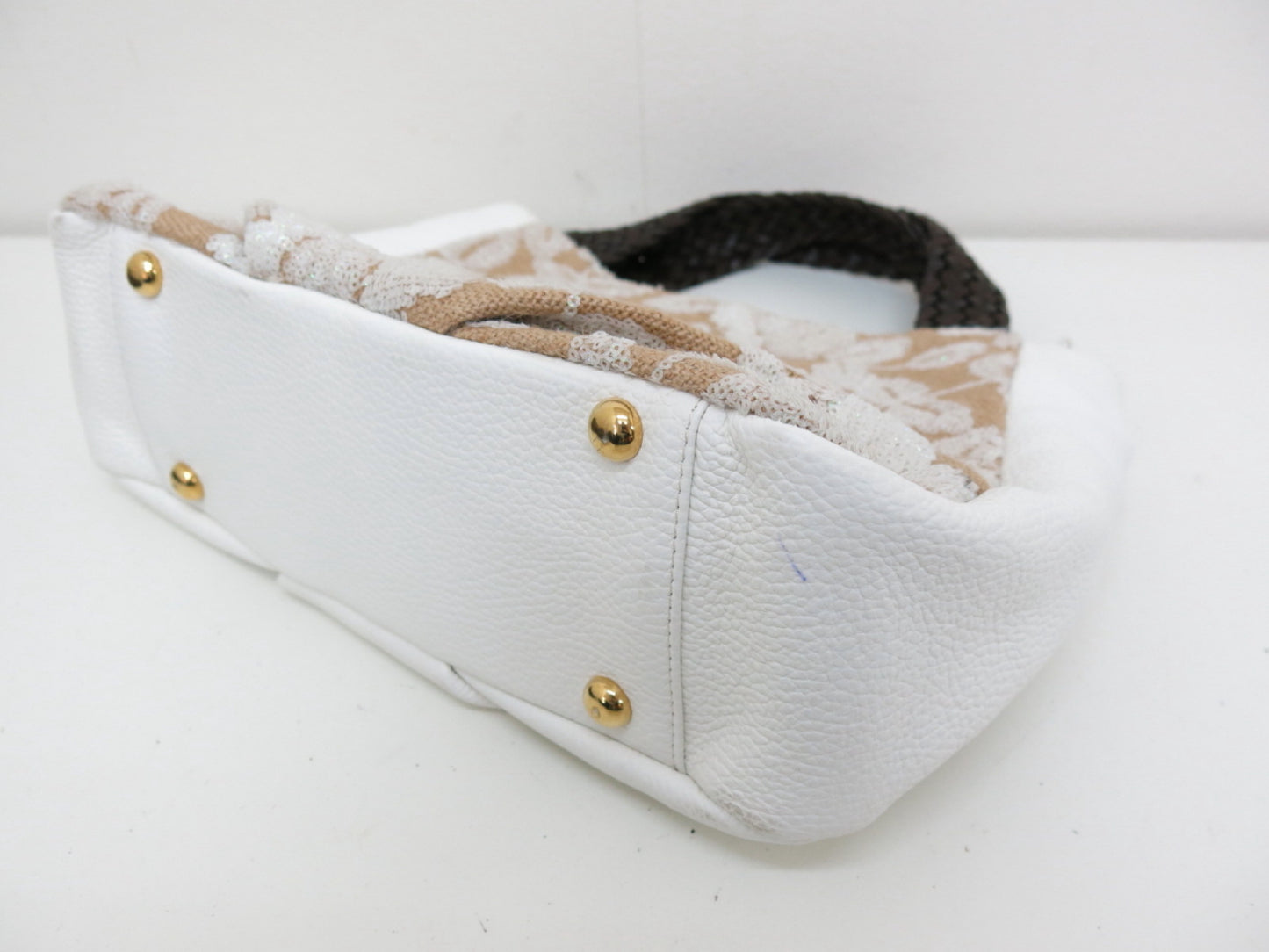 LANZETTI Leather Tote Bag, 3-Piece Mountain Tote Bag