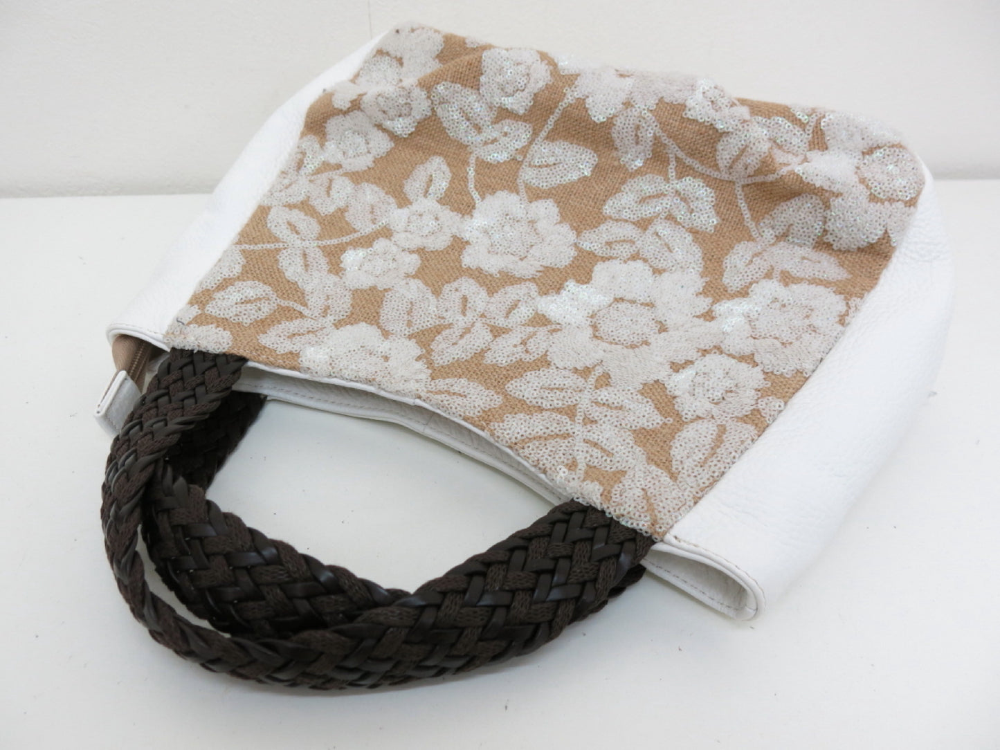 LANZETTI Leather Tote Bag, 3-Piece Mountain Tote Bag