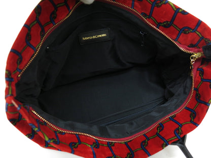 Roberta di Camerino Leather and Nylon Tote Handbag, 4-Piece Tote Bag